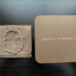 David Yurman Silver Chain Bracelet for Men